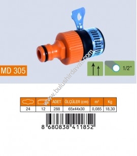 BULMAX 3/4-1 OTOMATİK BATARYA BAĞLANTISI KELEPÇELİ  MD-305
